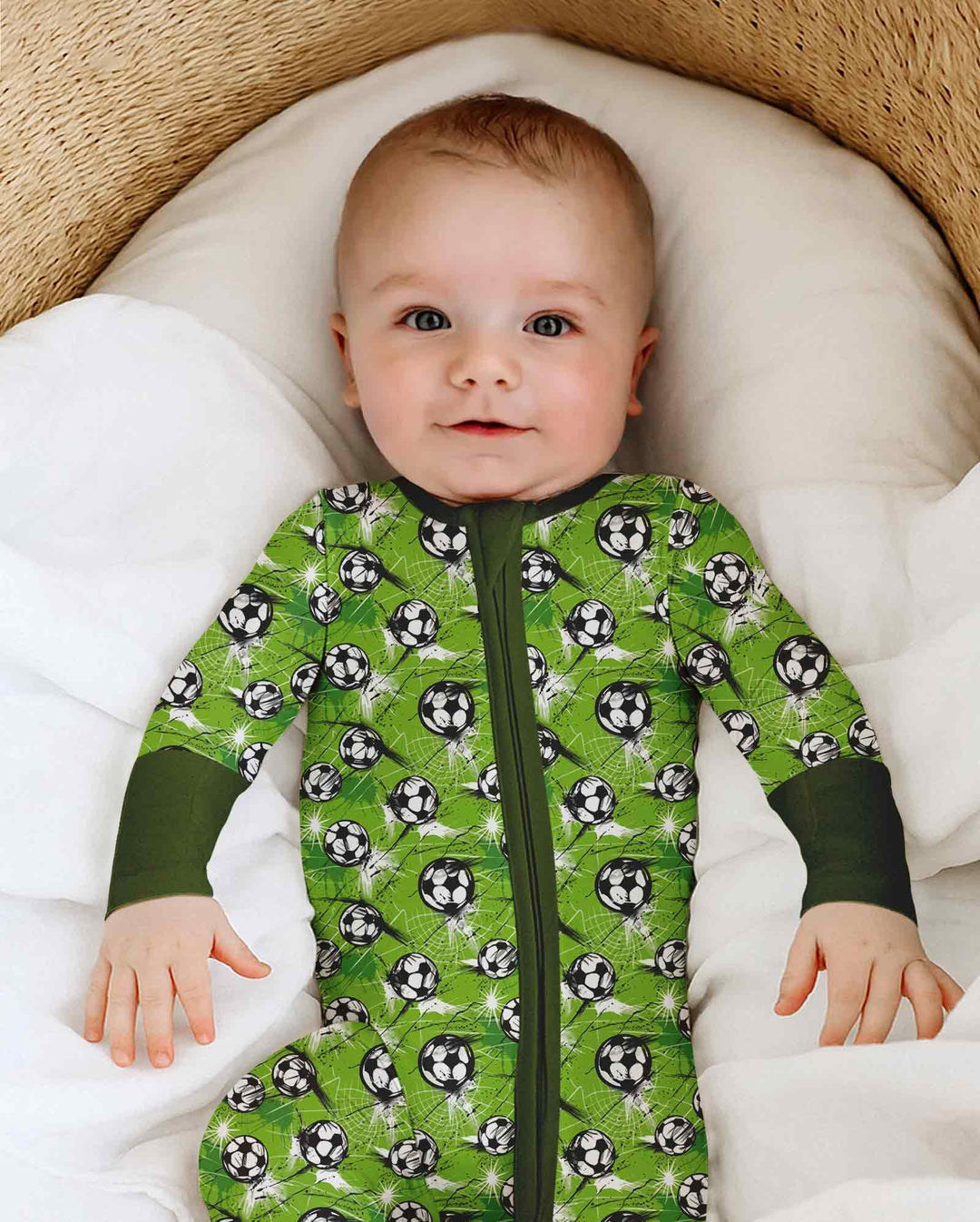 Gerippte Babykleidung mit individuellem Foto - Weich &amp; Skizzenhaft