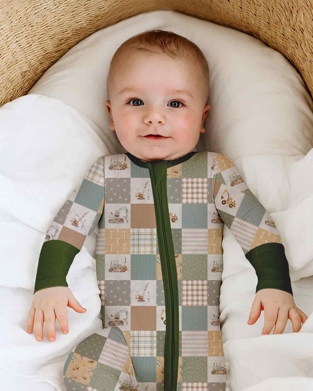 Gerippte Babykleidung mit individuellem Foto - Weich &amp; Skizzenhaft