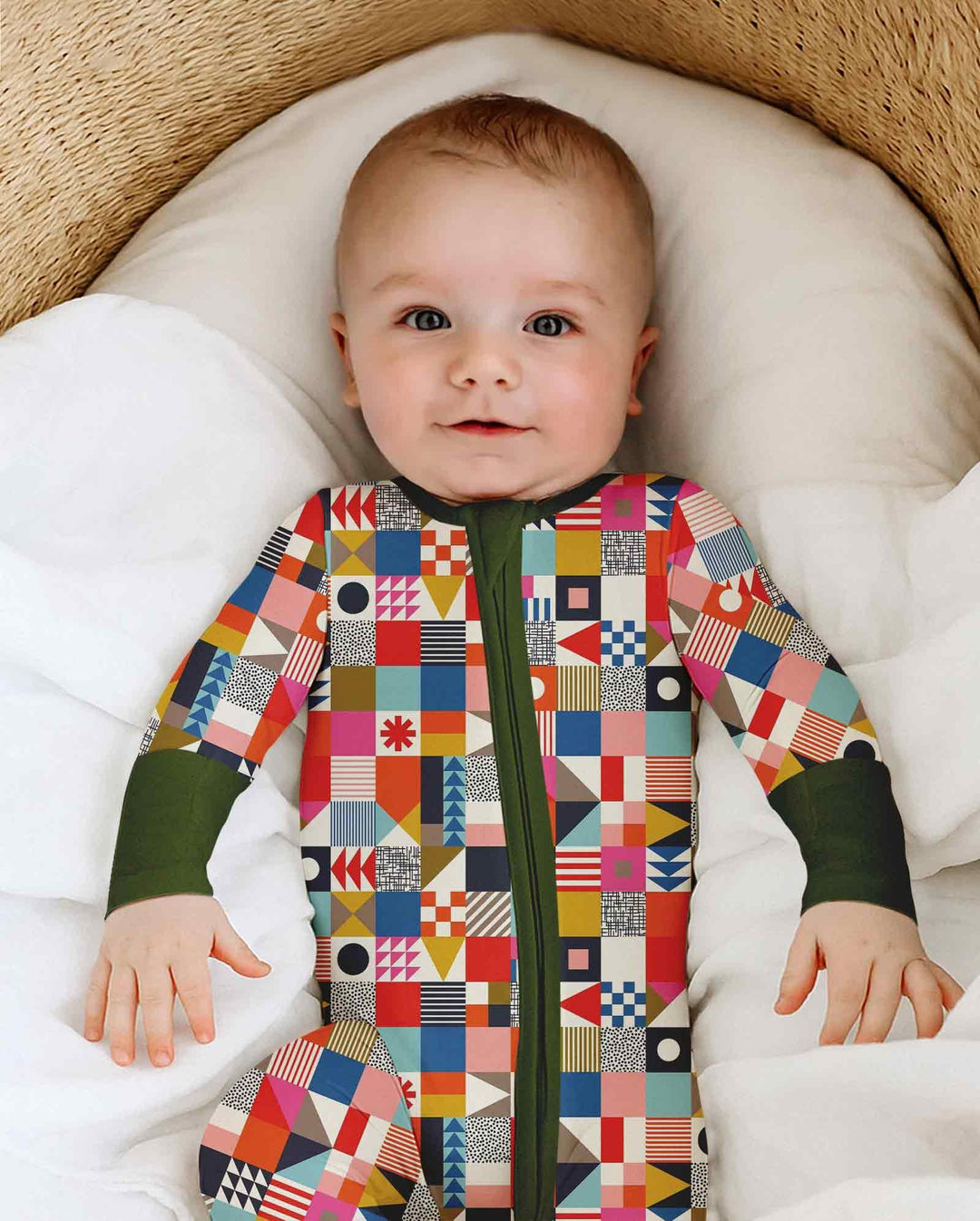 Gerippte Babykleidung mit individuellem Foto - Weich &amp; Skizzenhaft