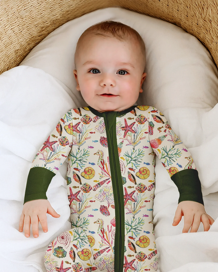 Gerippte Babykleidung mit individuellem Foto - Weich &amp; Skizzenhaft