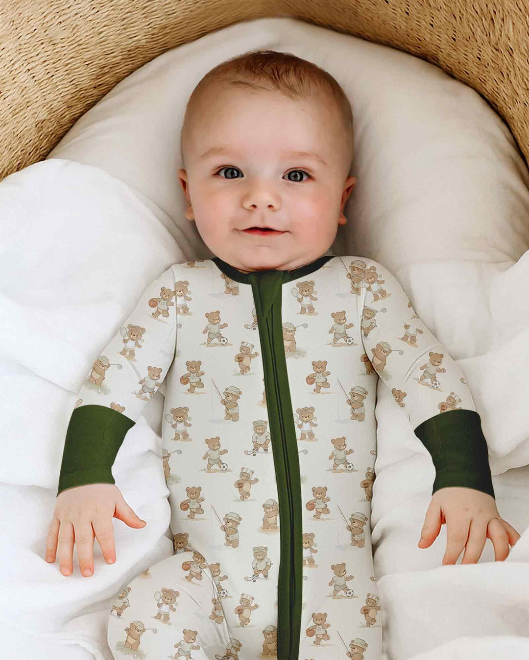 Gerippte Babykleidung mit individuellem Foto - Weich &amp; Skizzenhaft