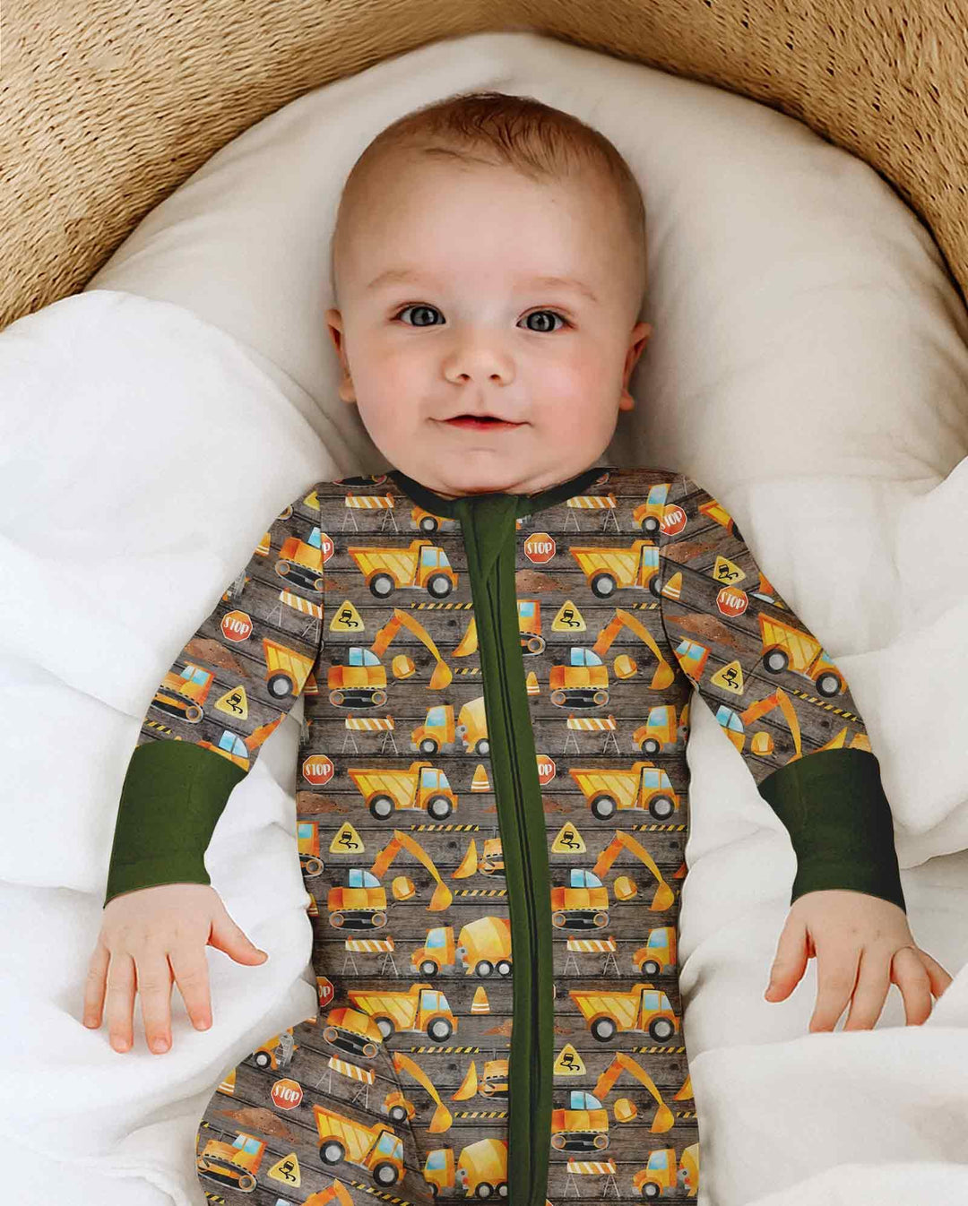 Gerippte Babykleidung mit individuellem Foto - Weich &amp; Skizzenhaft