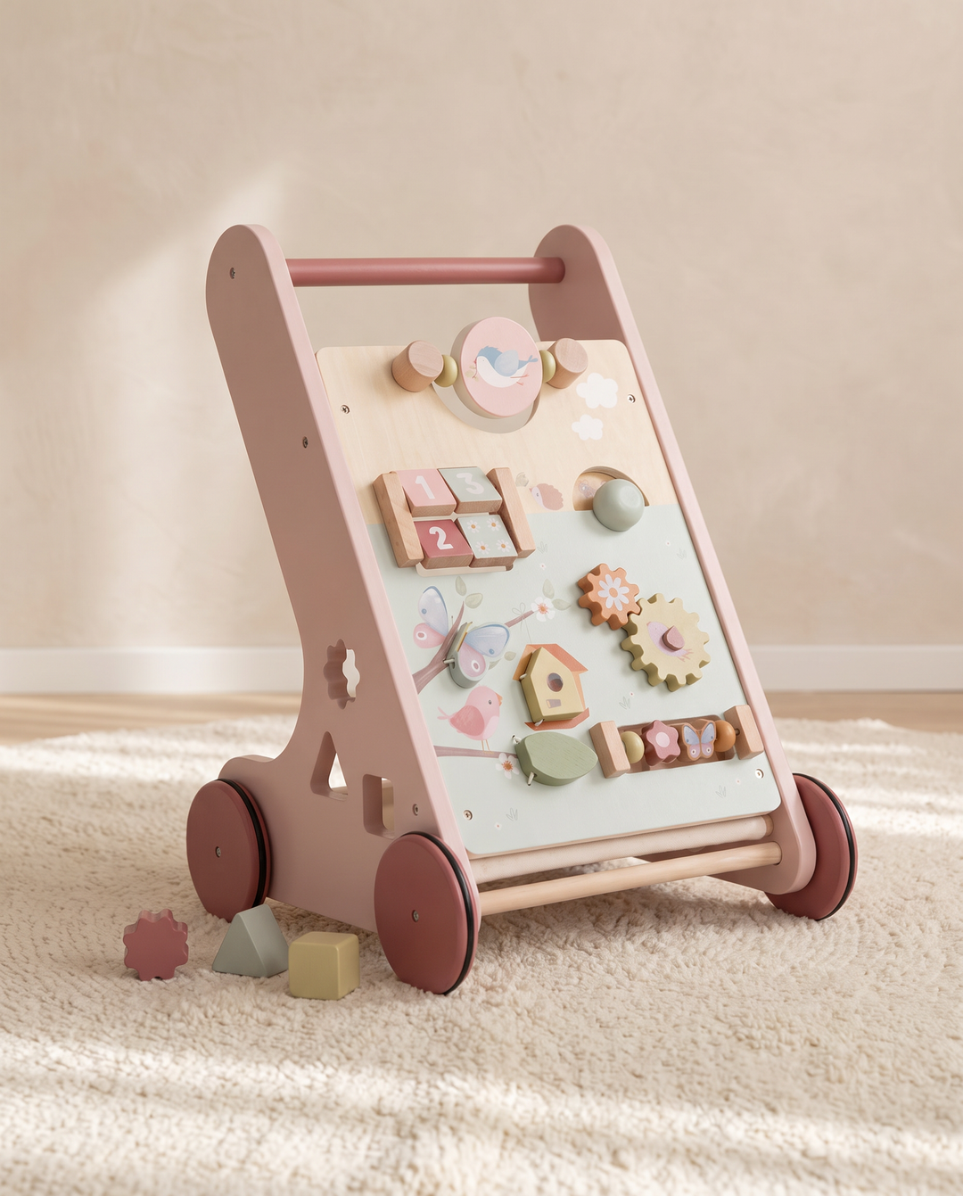 Garden Friends Wooden Activity Walker