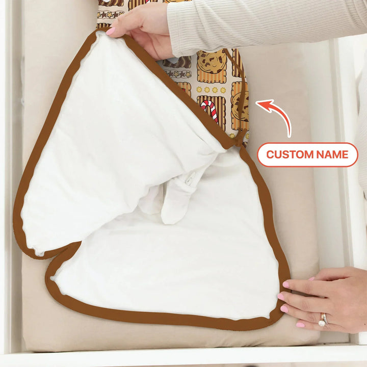 Custom Name Cookies and Milk Wonderland Sleep Bag , Custom Name Cookies and Milk Wonderland Sleep Bag - XS / 0.5 TOG