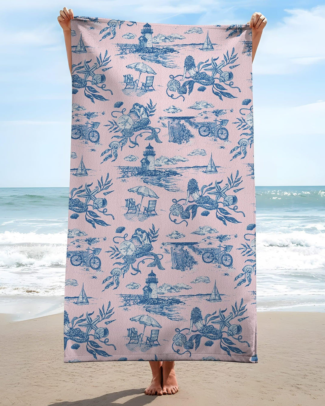 Sommer-Strandtuch aus Bambus