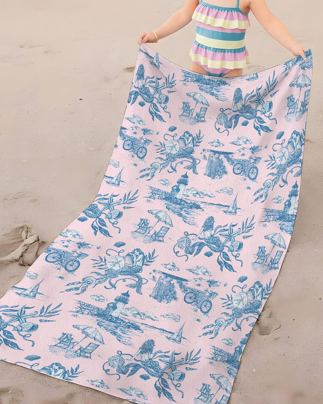Sommer-Strandtuch aus Bambus