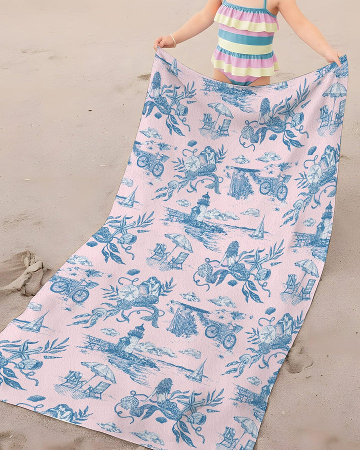 Sommer-Strandtuch aus Bambus