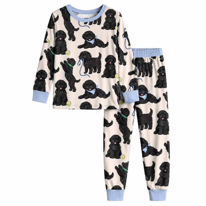 Black Dog Playtime Bamboo Men's Pajama Set
