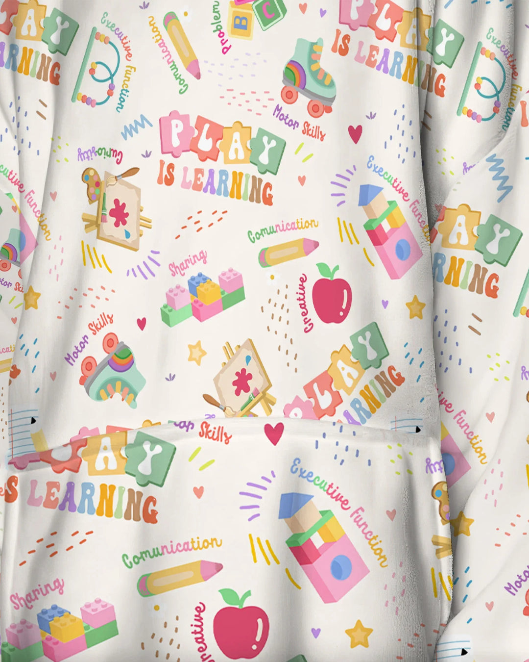 Play and Learn Bamboo Blanket Hoodie
