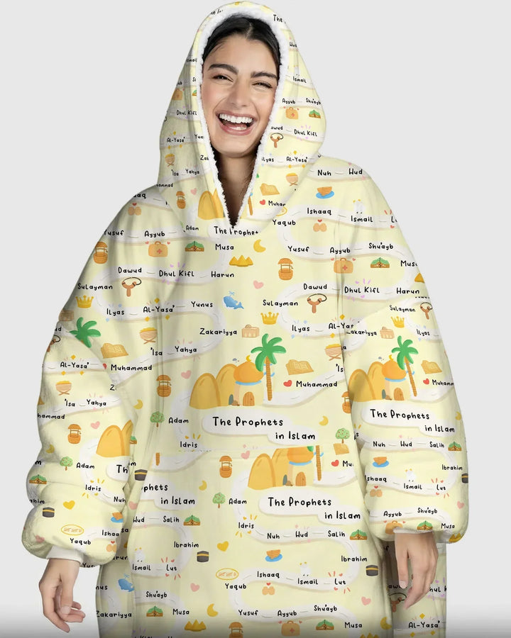 Die Propheten im Islam Tragbarer Bambus-Deckenhoodie