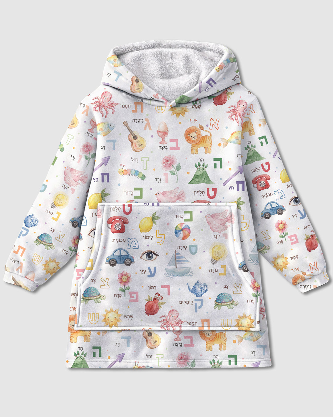 Benutzerdefinierter Bambus-Deckenhoodie (Vorlage)