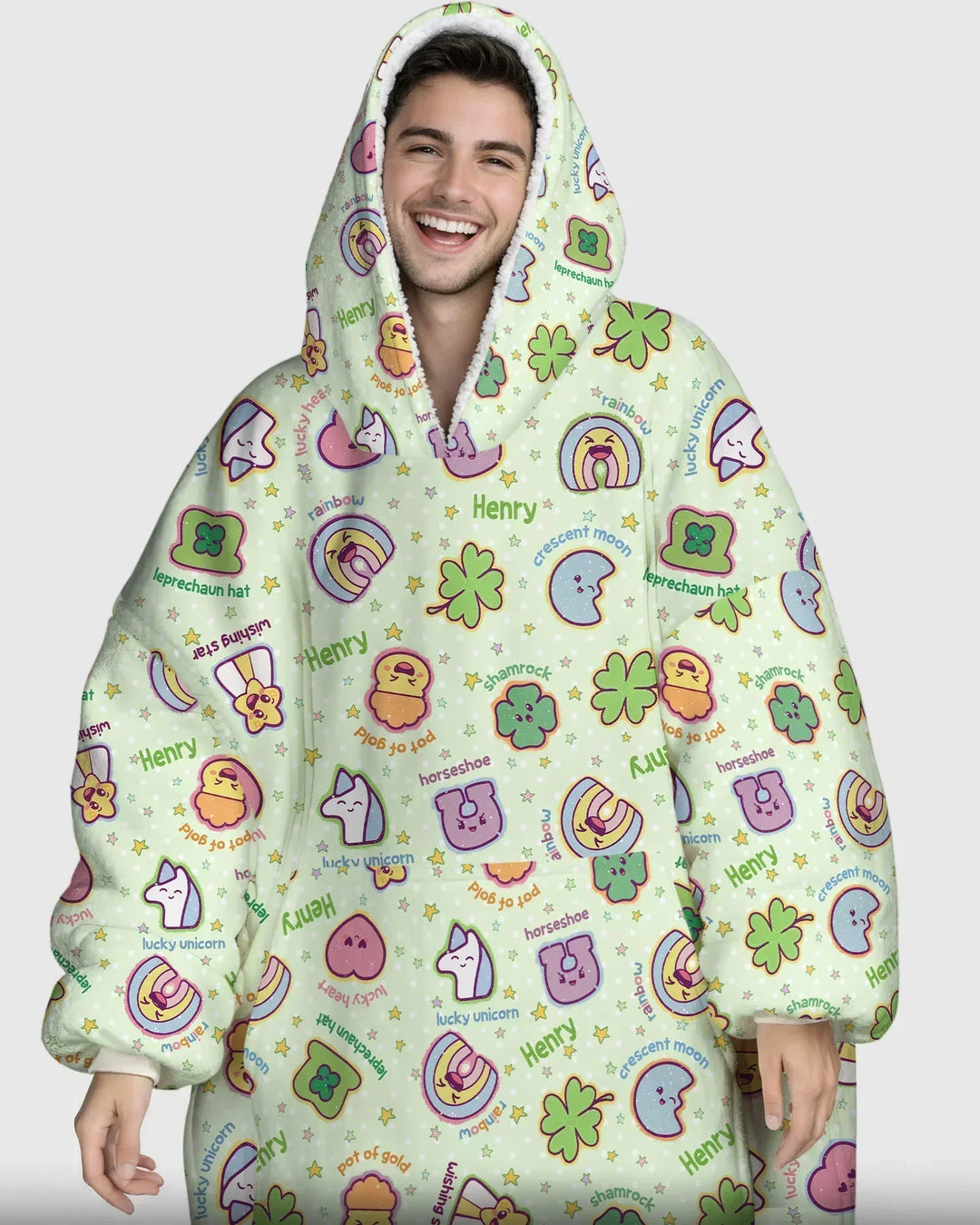 Lucky Charm Bamboo Blanket Hoodie