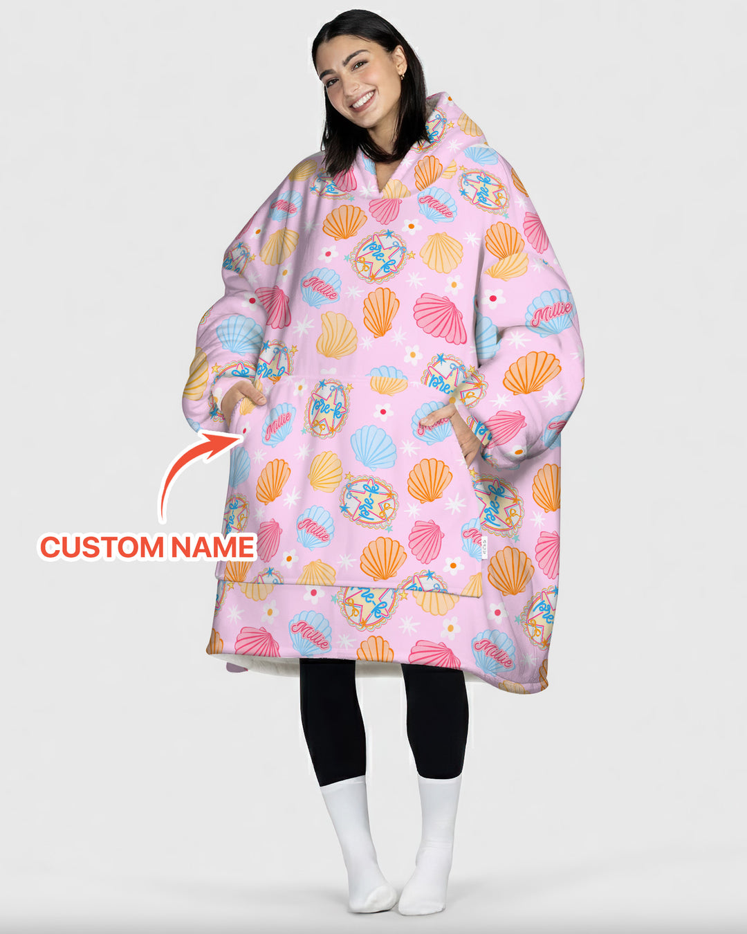 Benutzerdefinierter Bambus-Deckenhoodie (Vorlage)