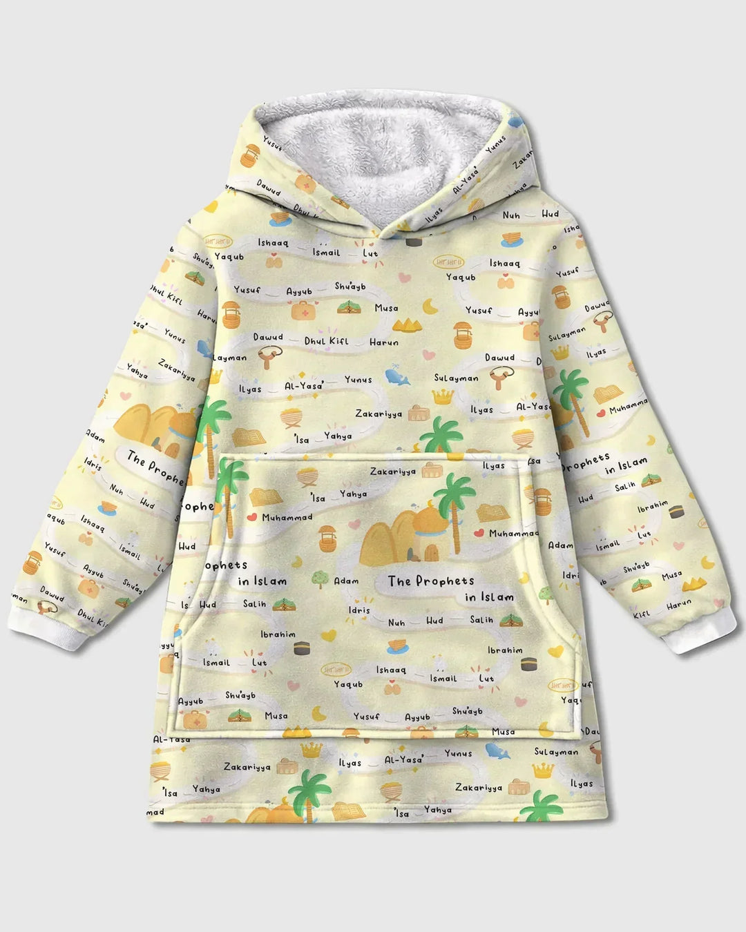 Die Propheten im Islam Tragbarer Bambus-Deckenhoodie