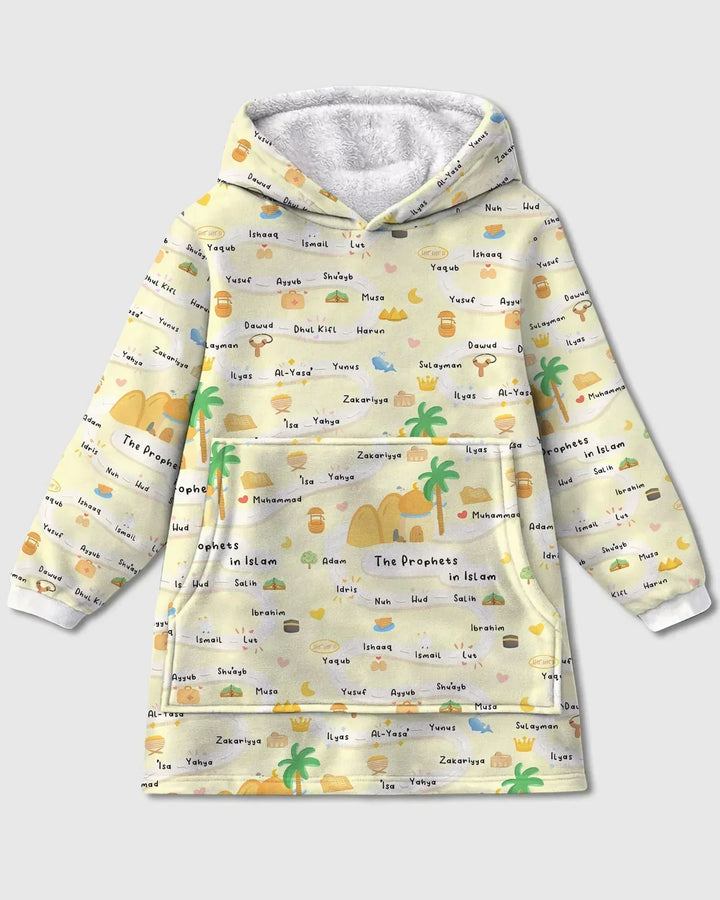 Die Propheten im Islam Tragbarer Bambus-Deckenhoodie