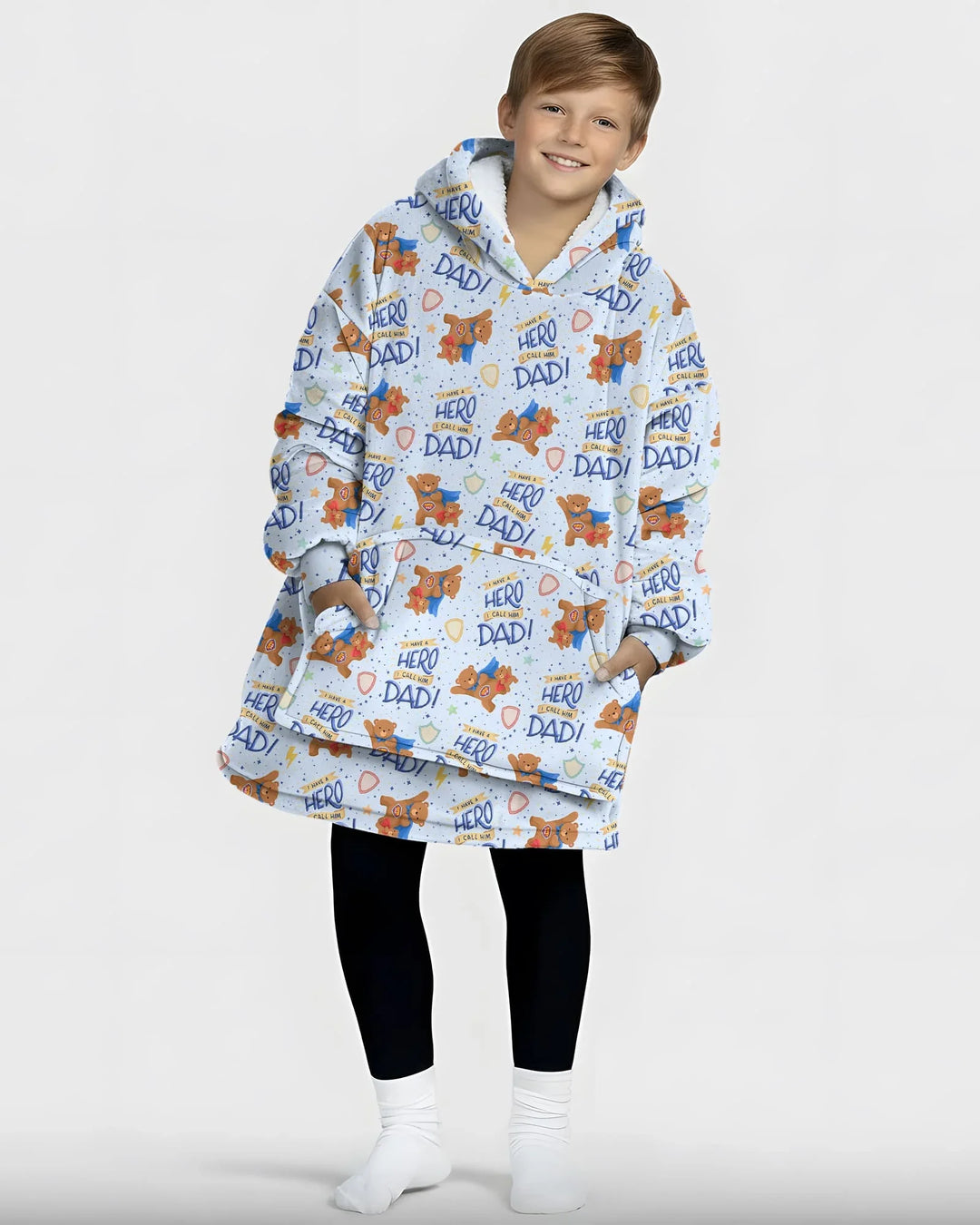 Benutzerdefinierter Bambus-Deckenhoodie (Vorlage)