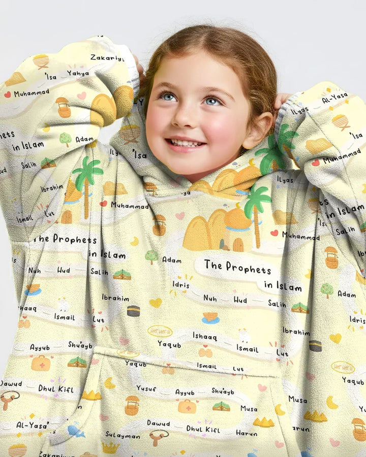 Die Propheten im Islam Tragbarer Bambus-Deckenhoodie