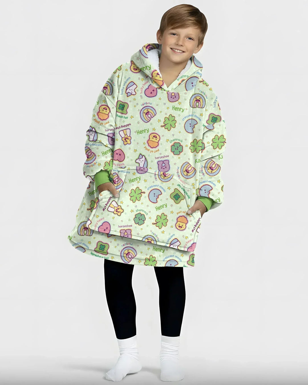 Lucky Charm Bamboo Blanket Hoodie