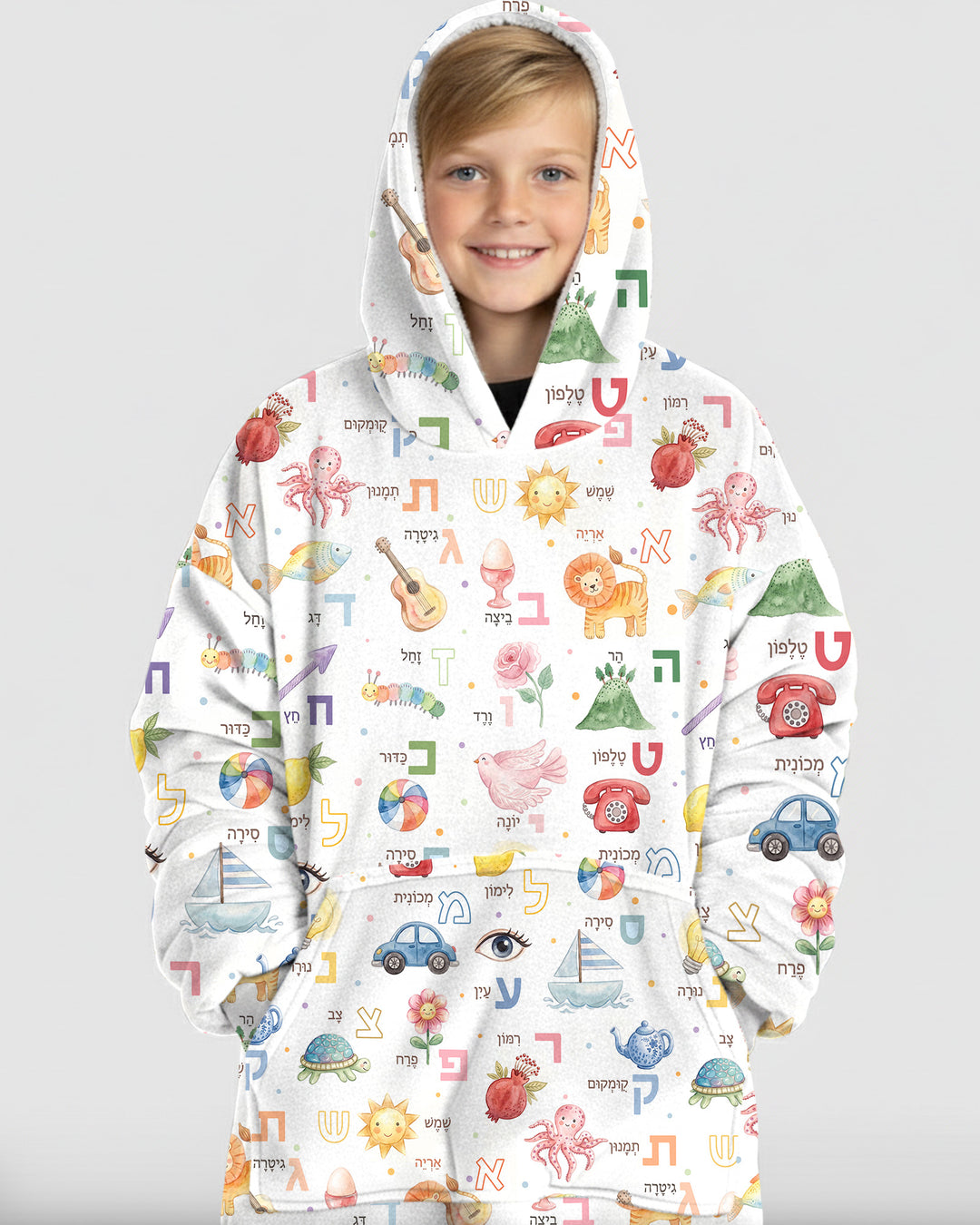 Benutzerdefinierter Bambus-Deckenhoodie (Vorlage)