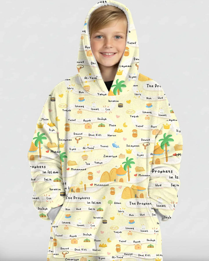 Die Propheten im Islam Tragbarer Bambus-Deckenhoodie
