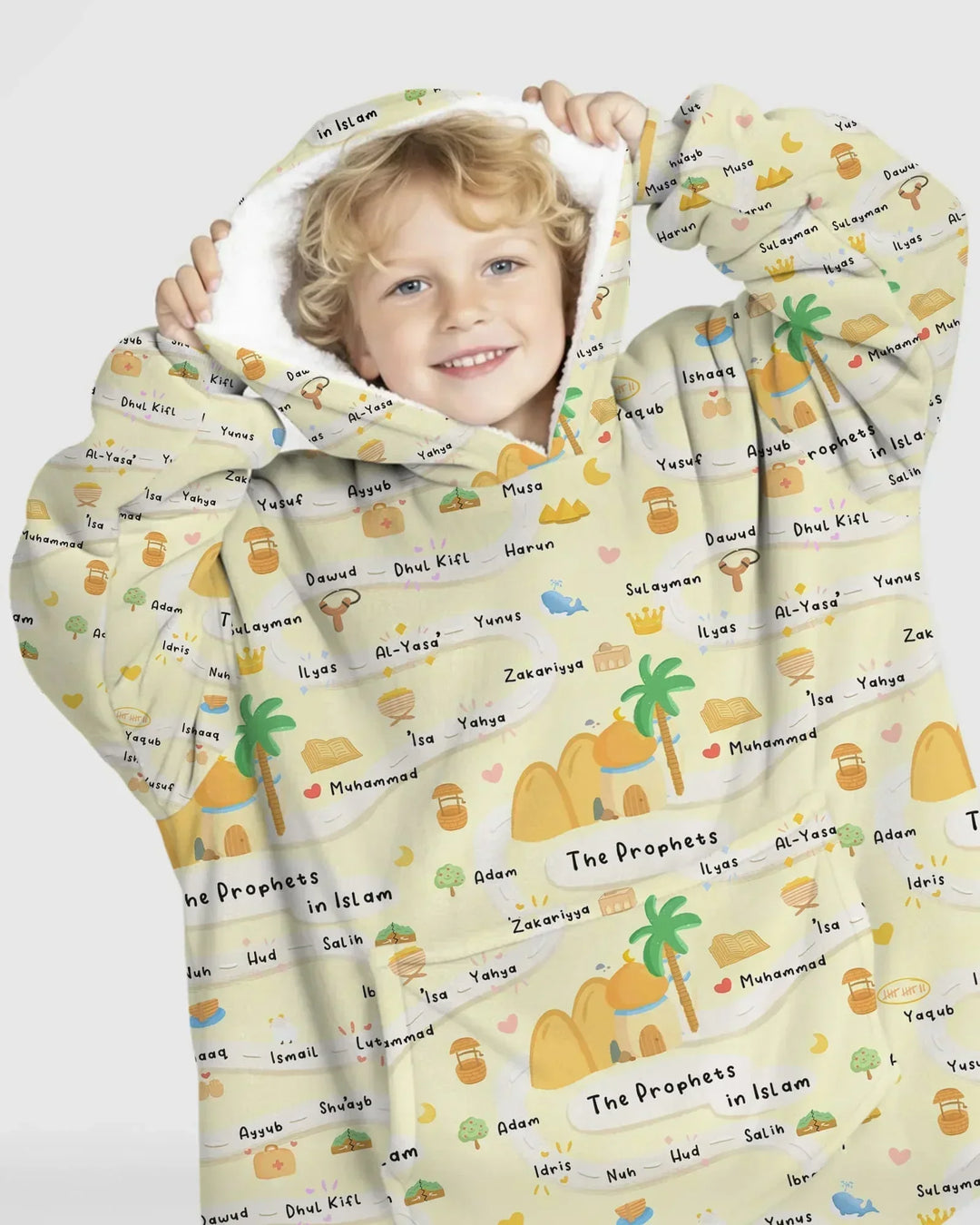 Die Propheten im Islam Tragbarer Bambus-Deckenhoodie