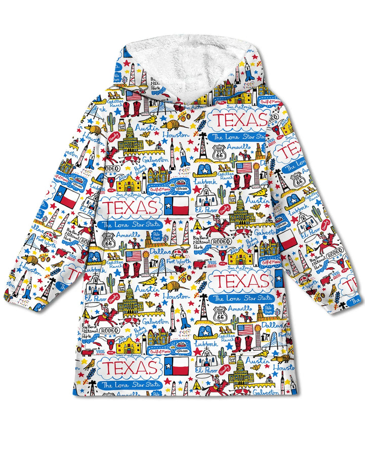 Lone Star State Bamboo Blanket Hoodie