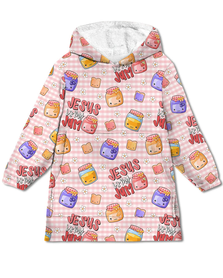 Jesus is My Jam Custom Bamboo Blanket Hoodie