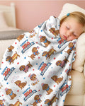 Vorlage Quilt Decke