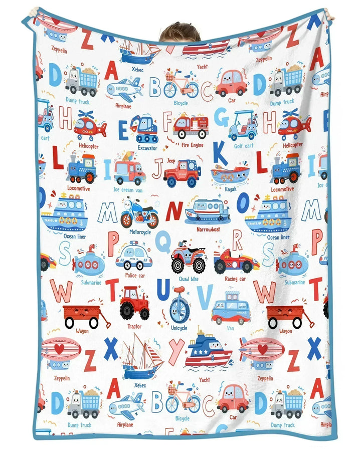Patriotic Construction Bamboo Blanket
