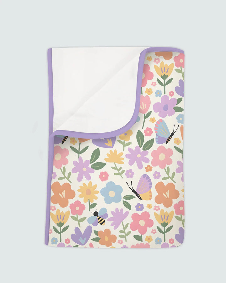 Flower Gardens Bamboo Blanket
