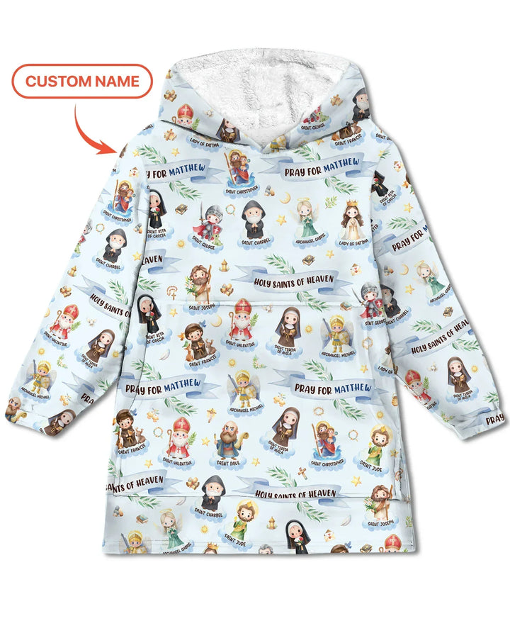 Heilige des Himmels, personalisierter Bambus-Decken-Hoodie