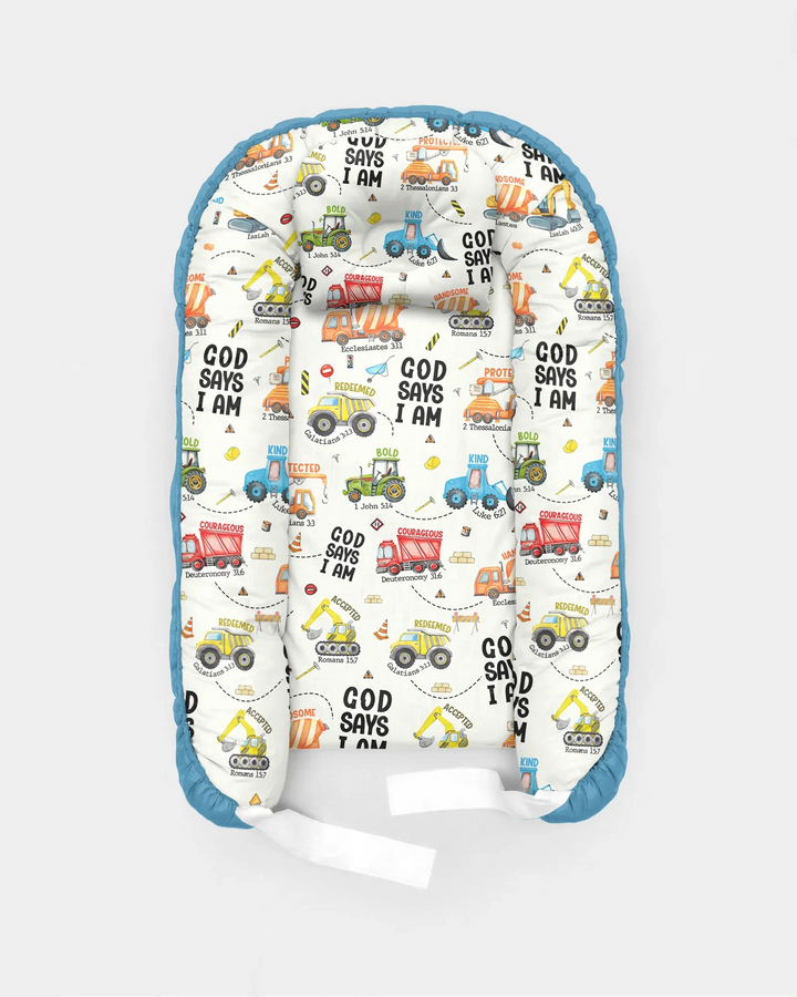God Says I Am Boy Bambus-Babynestchen