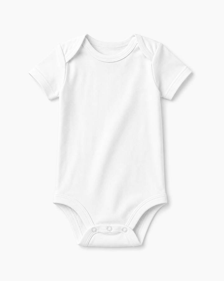 Gerippte Babykleidung mit individuellem Foto - Weich &amp; Skizzenhaft