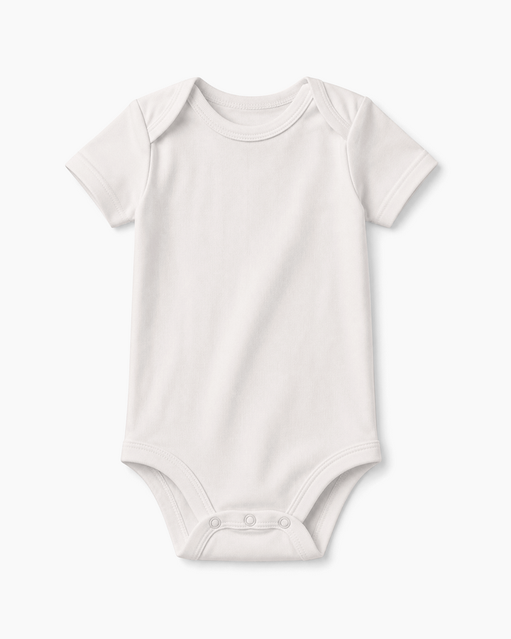 Gerippte Babykleidung mit individuellem Foto - Weich &amp; Skizzenhaft