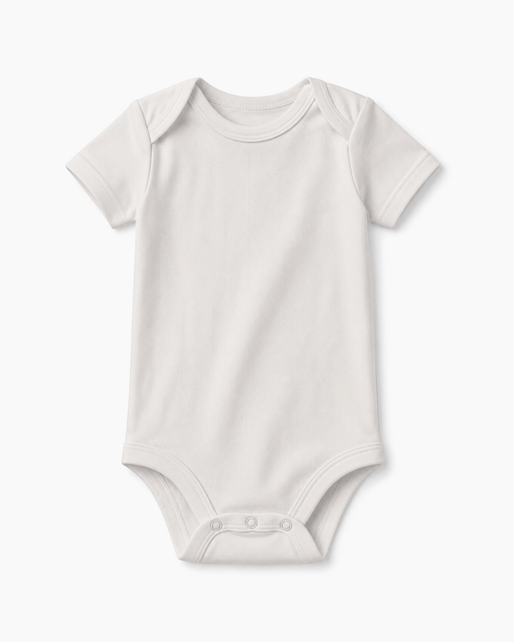 Gerippte Babykleidung mit individuellem Foto - Weich &amp; Skizzenhaft