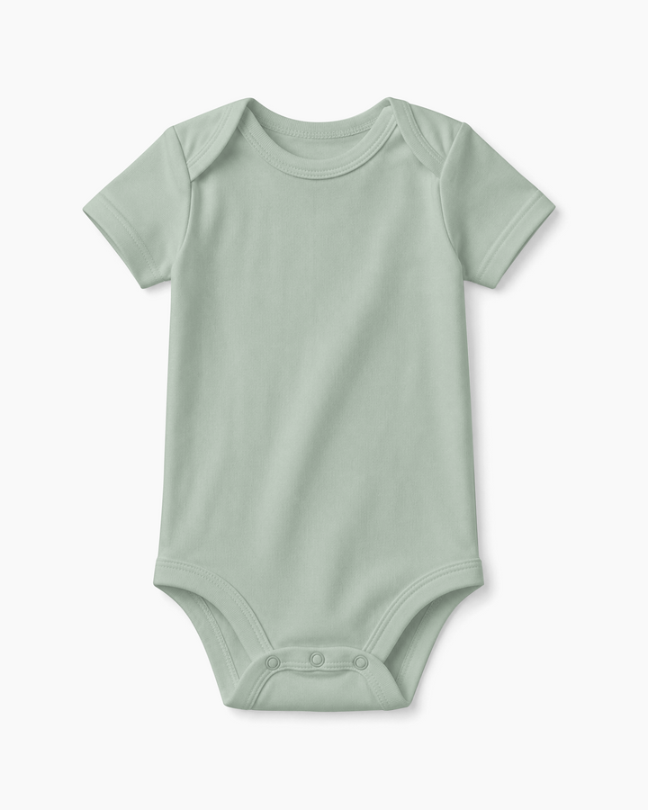 Gerippte Babykleidung mit individuellem Foto - Weich &amp; Skizzenhaft