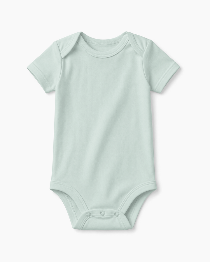 Gerippte Babykleidung mit individuellem Foto - Weich &amp; Skizzenhaft