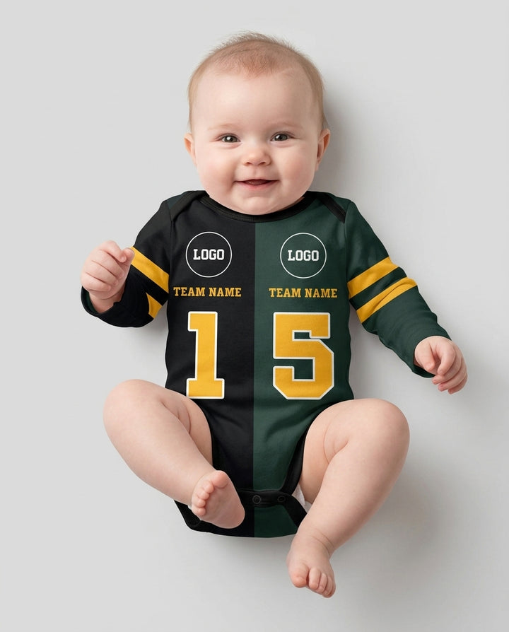 Football Rivalry Family Personalized Bamboo Bodysuit