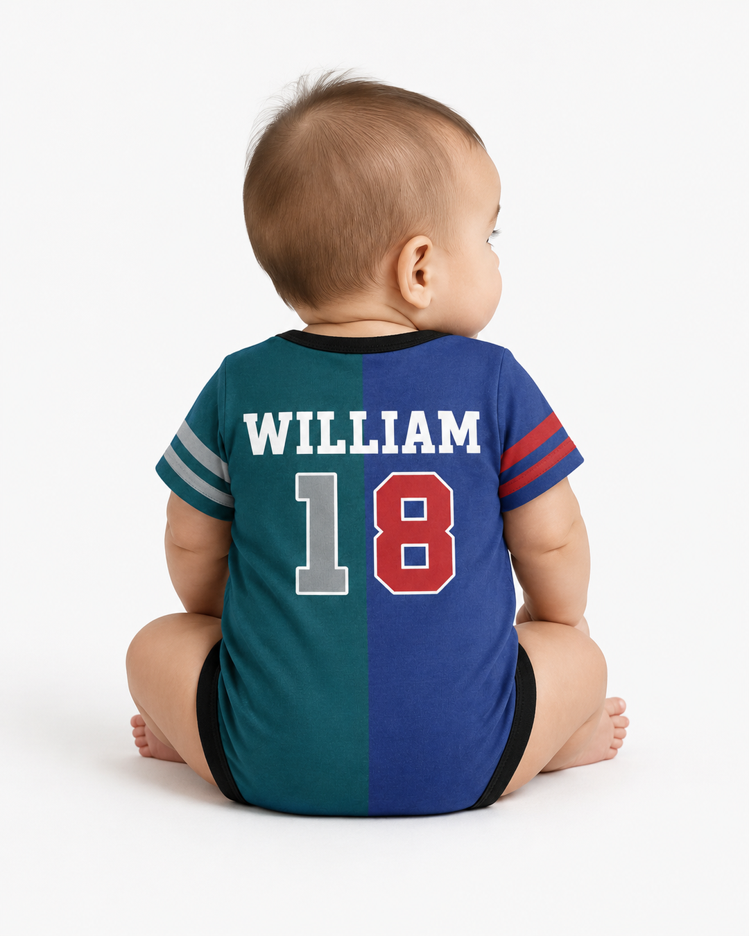 Football Rivalry Family Personalized Bamboo Bodysuit