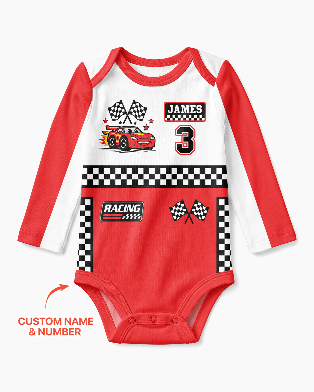 Born To Race Bamboo Bodysuit