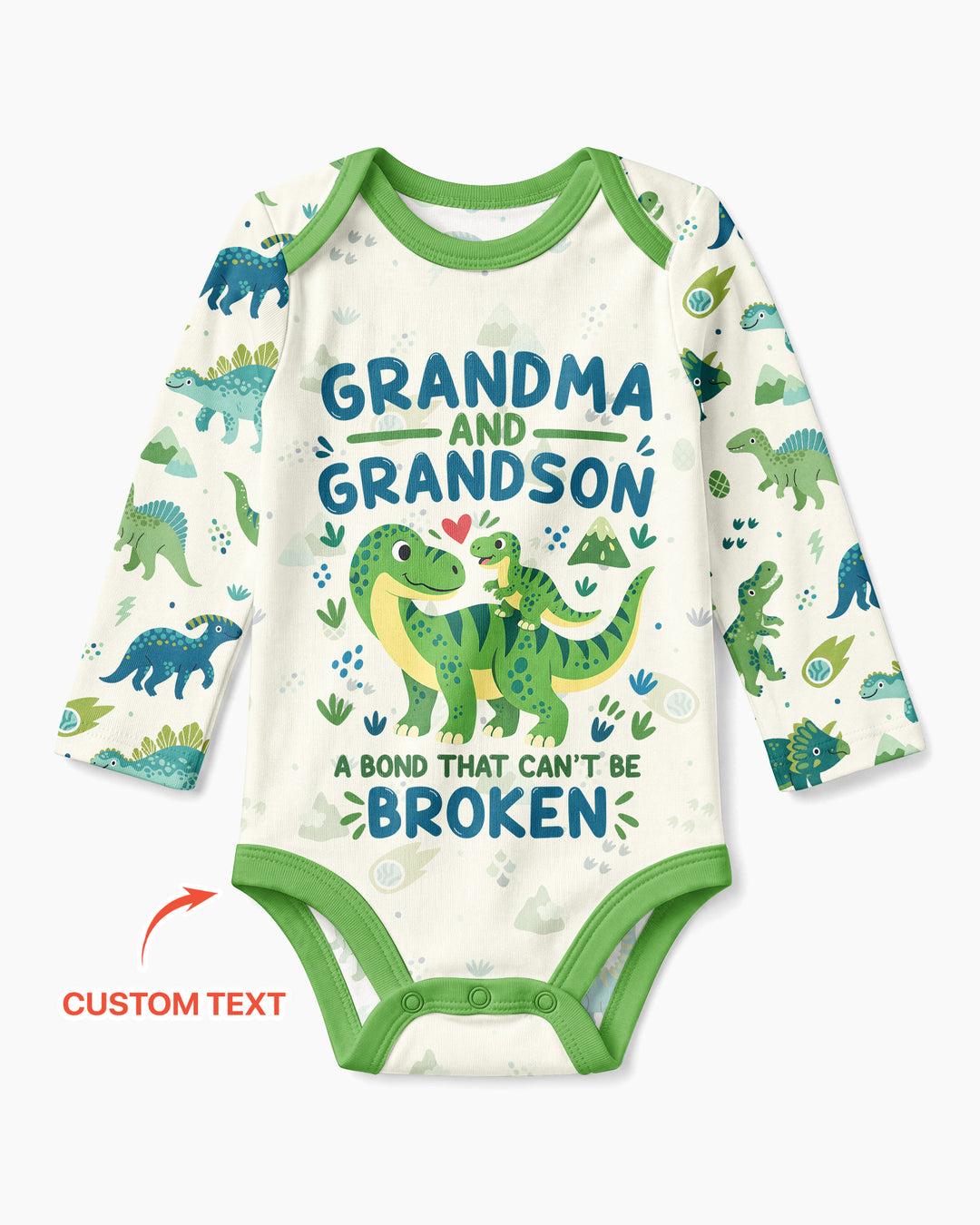 Personalized A Bond That Can't Be Broken Bamboo Bodysuit