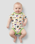 Gerippte Babykleidung mit individuellem Foto - Weich &amp; Skizzenhaft