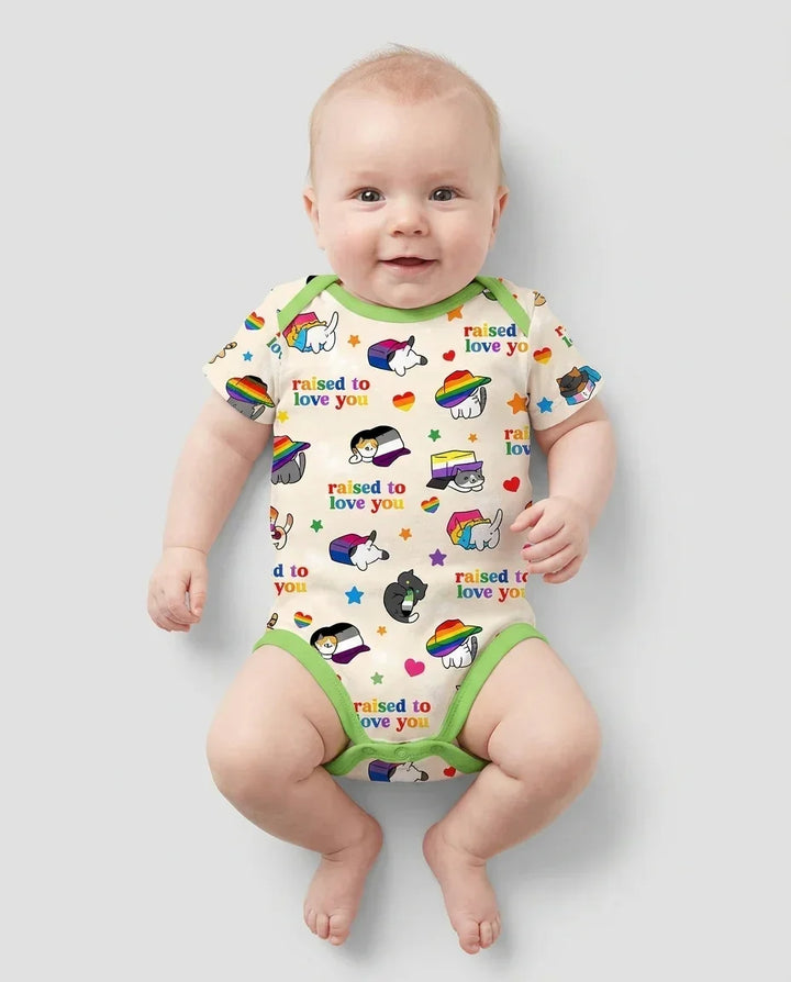 Gerippte Babykleidung mit individuellem Foto - Weich &amp; Skizzenhaft