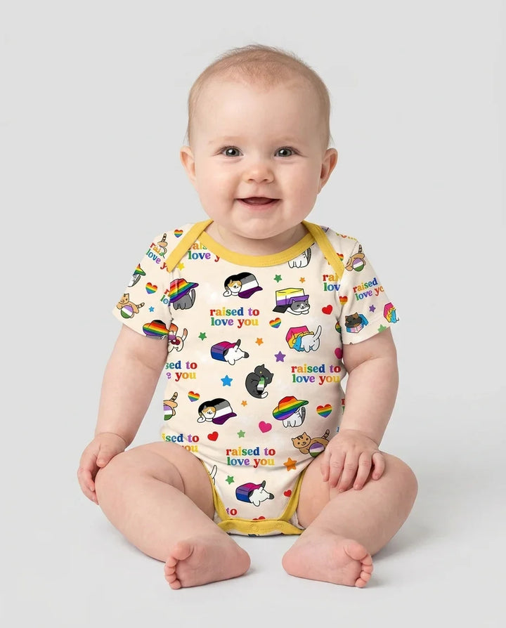Gerippte Babykleidung mit individuellem Foto - Weich &amp; Skizzenhaft