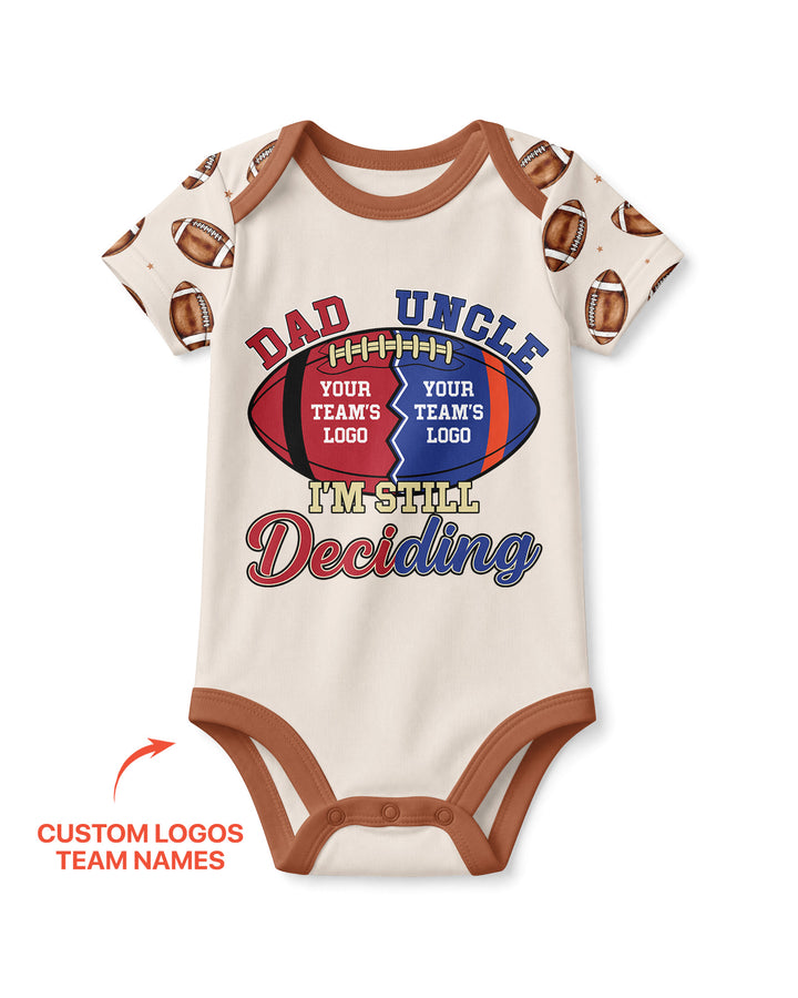 I'm Still Deciding House Divided - Upload Two Team Logo Bamboo Bodysuit