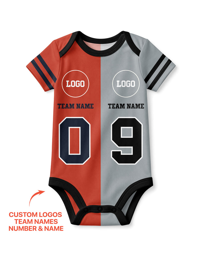 Football Rivalry Family Personalized Bamboo Bodysuit