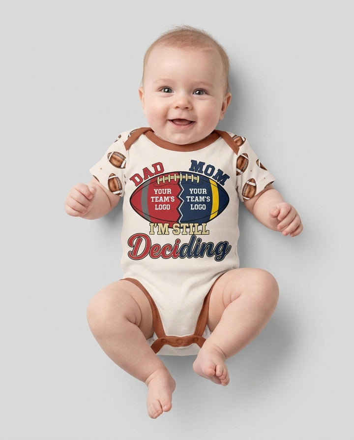 I'm Still Deciding House Divided - Upload Two Team Logo Bamboo Bodysuit