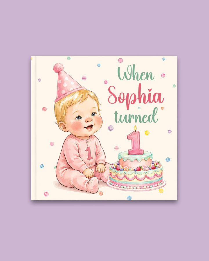 First Birthday Personalized Book Stories Book