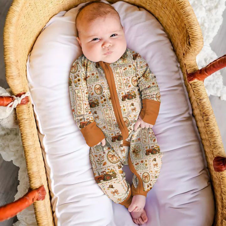 Gerippte Babykleidung mit individuellem Foto - Weich &amp; Skizzenhaft