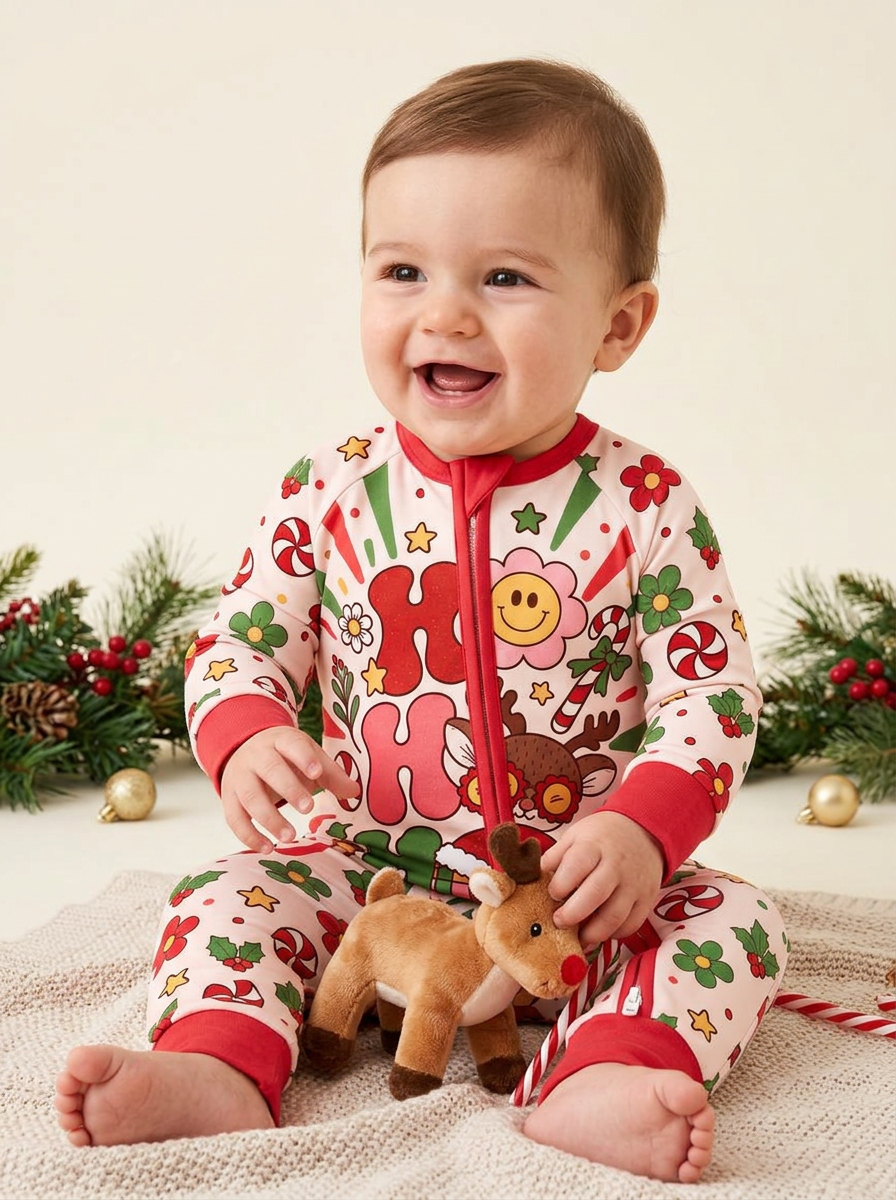 Ho Ho Ho Holiday Bamboo Convertible Zippy